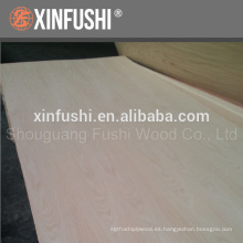 3.6 sola madera contrachapada de roble rojo producida en la ciudad de Linyi China